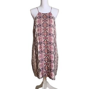 Lavender Brown Spaghetti Strap Dress Size Large
